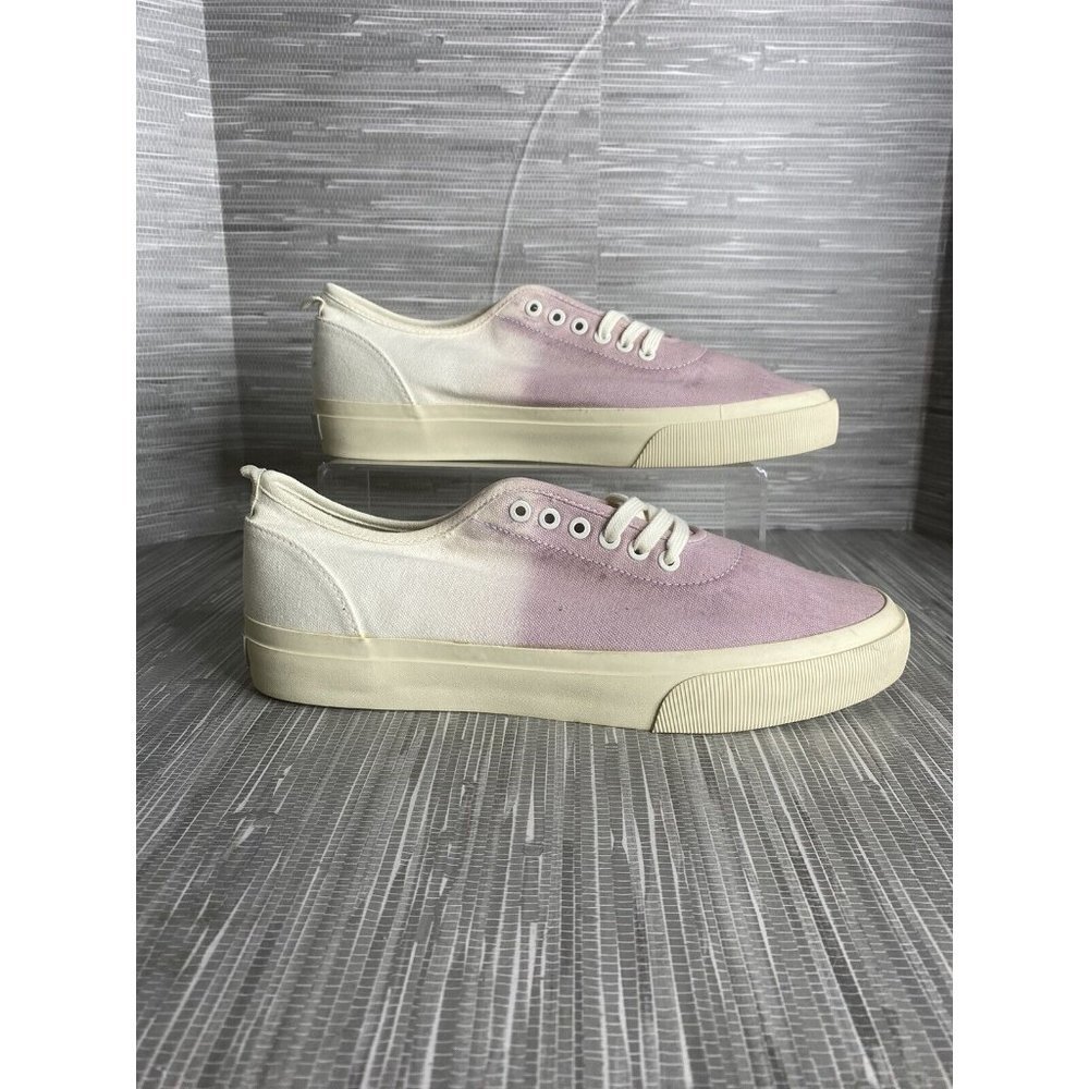 Everlane‎ Womens Dusty Lavender Dip-Dye Forever Sneaker Shoe Lace Up Size 11